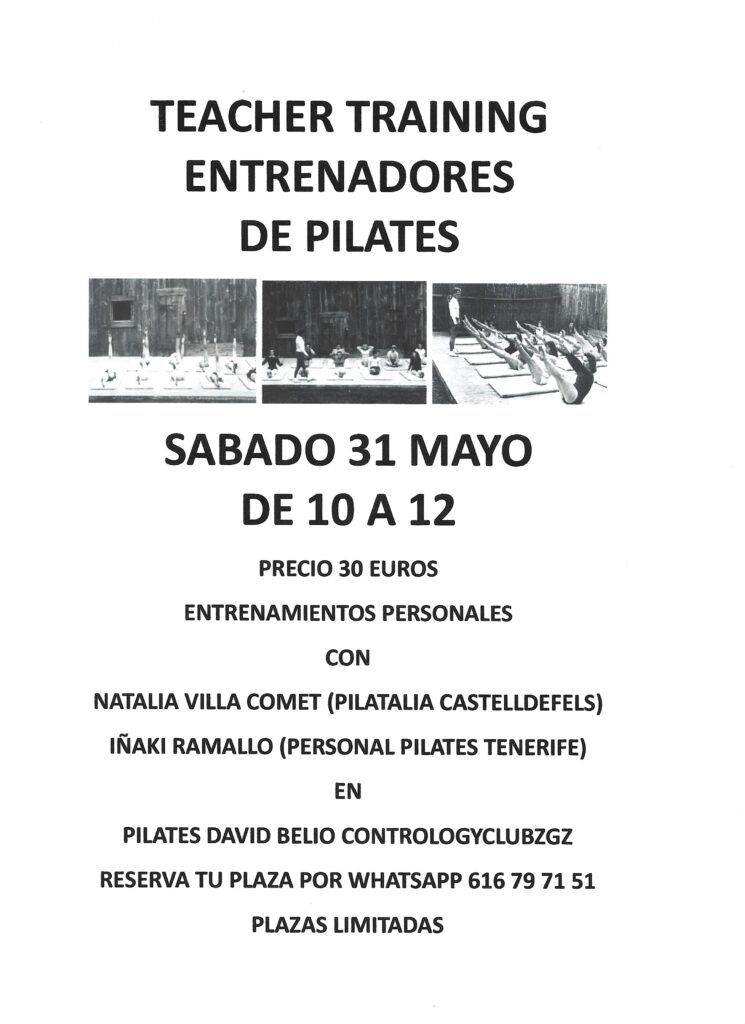 Teacher training profesores de pilates